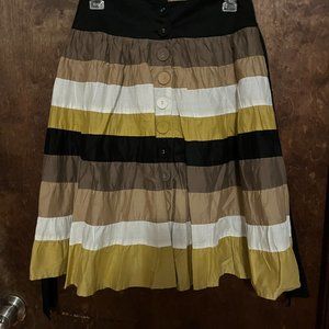 BOSTON PROPER SKIRT OMBRE BUTTON UP WITH SASH NOT WITH TAGS BUT NEW